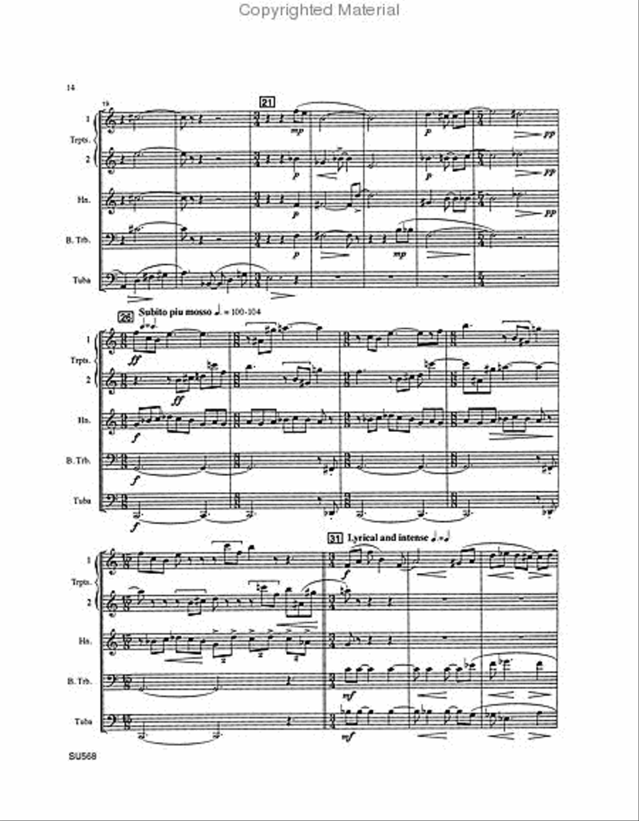 Brass Quintet Brass Quintet Brass Quintet scores gallery preview page 3