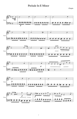 Air In G Major-Handel Prelude In E Minor-Chopin Minuet-Beethoven