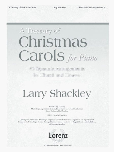 A Treasury of Christmas Carols for Piano