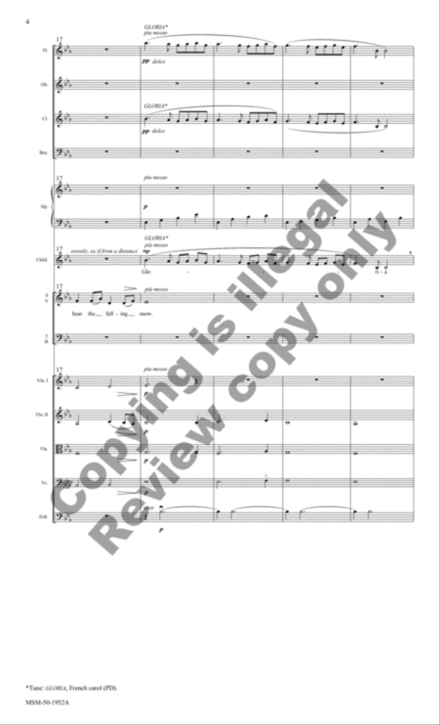 Still, Still, Still (Orchestra Score) Choir scores gallery preview page 6