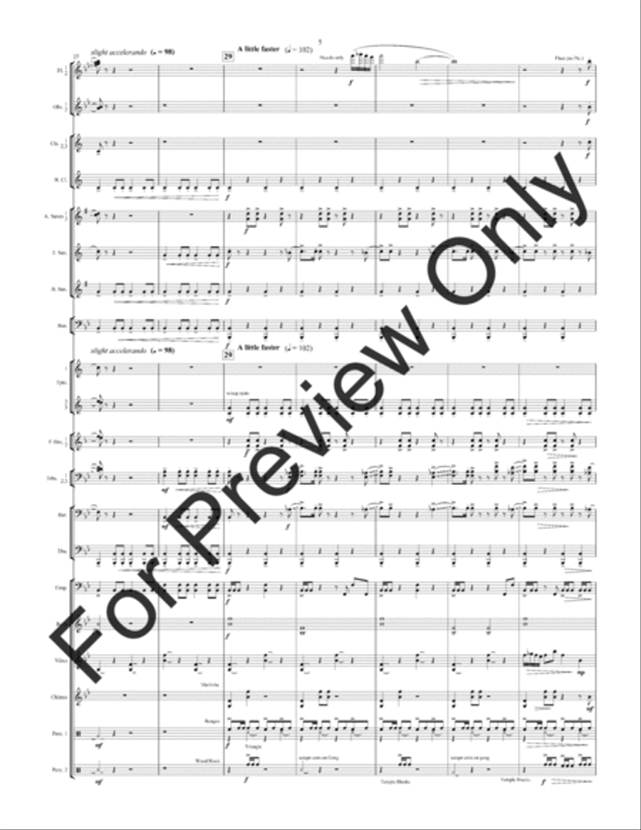 Christmas Legends Concert Band scores gallery preview page 8
