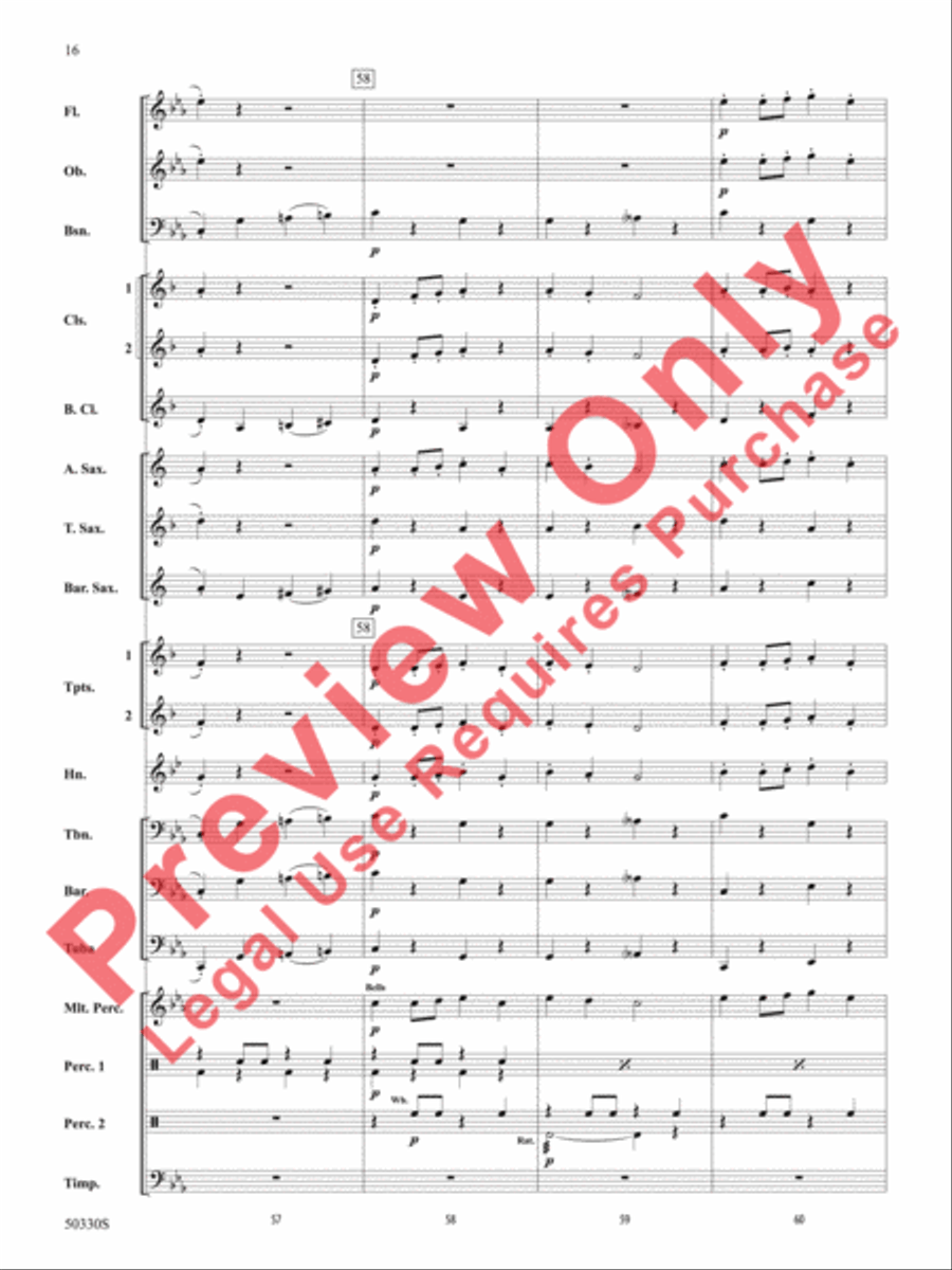 Zombie Rock Concert Band scores gallery preview page 17
