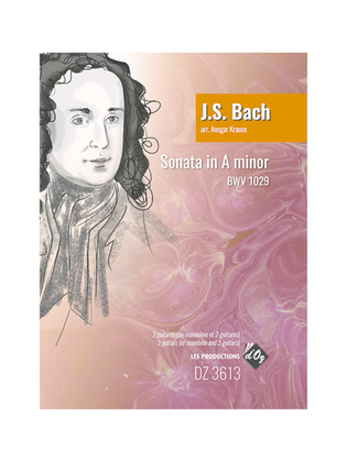 Book cover for Sonata in A minor BWV 1029