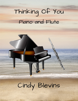 Book cover for Thinking of You, for Piano and Flute
