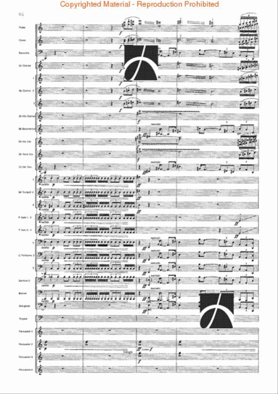 Spartacus Spartacus Concert Band scores gallery preview page 47