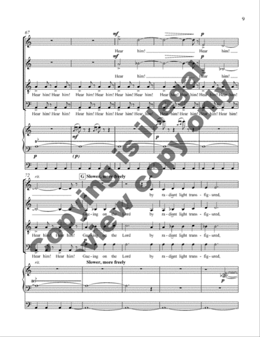 Dazzling as the Sun Dazzling as the Sun 4-Part scores gallery preview page 9