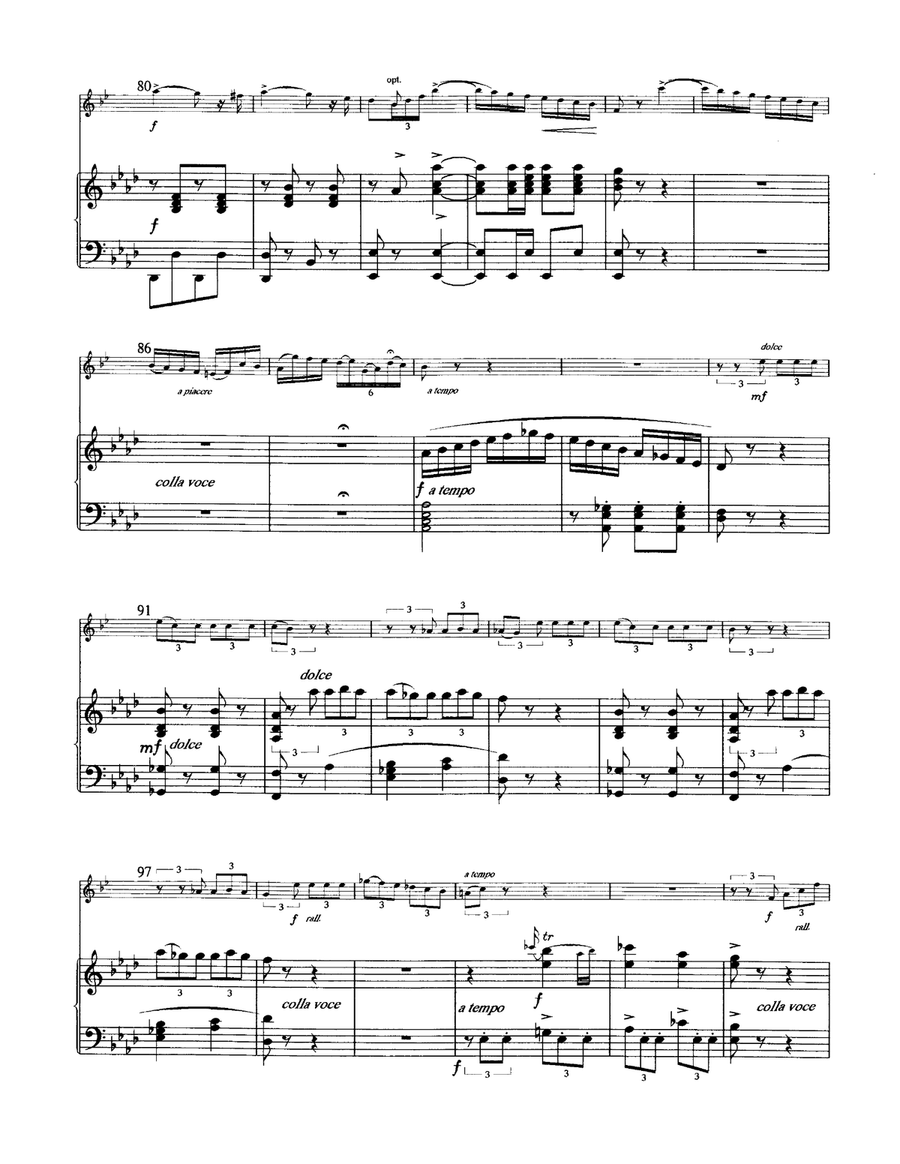 Cavatina from Don Pasquale for Trumpet & Piano B-Flat Trumpet scores gallery preview page 6