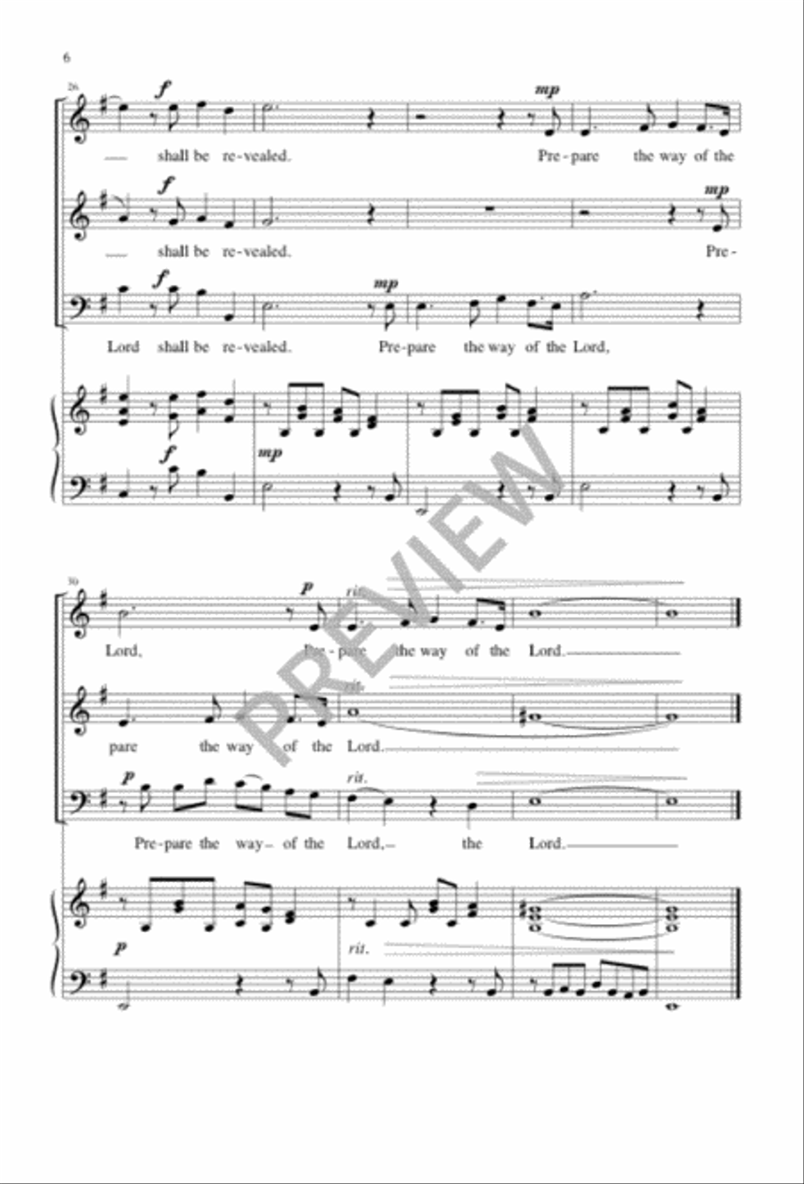 A Voice in the Desert 3-Part scores gallery preview page 6