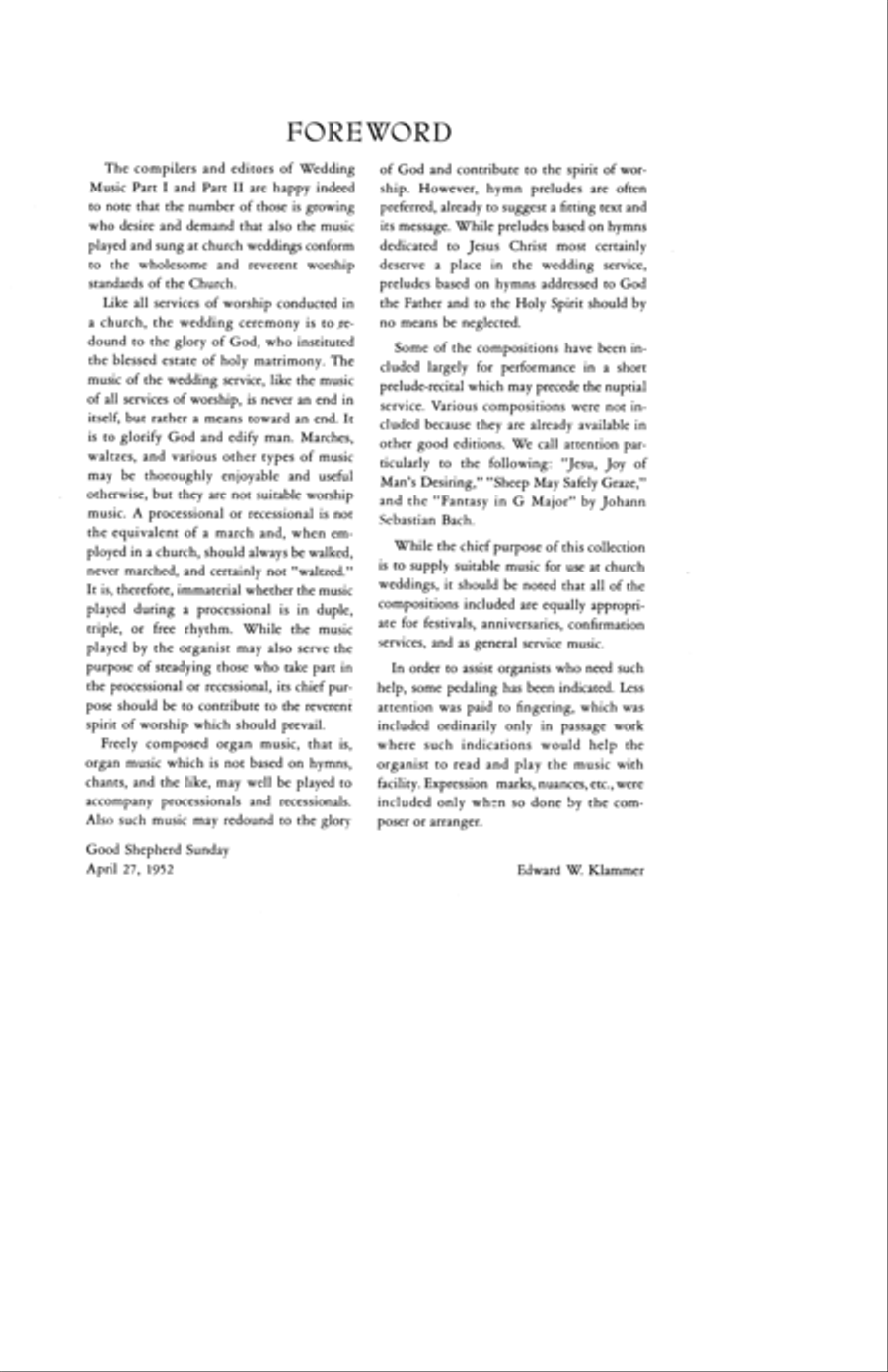 Wedding Music, Part II (Hymn Tune Preludes) Organ scores gallery preview page 2