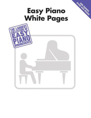 Book cover for Easy Piano White Pages
