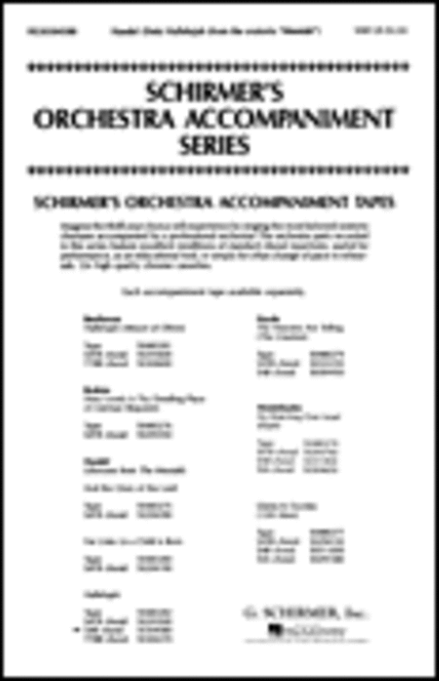 Hallelujah Chorus (from The Messiah) 3-Part scores gallery preview page 1