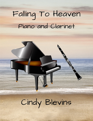 Book cover for Falling to Heaven, for Piano and Clarinet