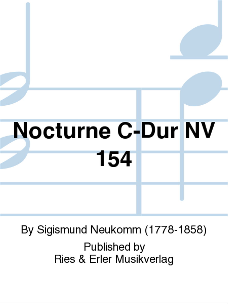 Nocturne C-Dur NV 154 Chamber Music scores gallery preview page 1