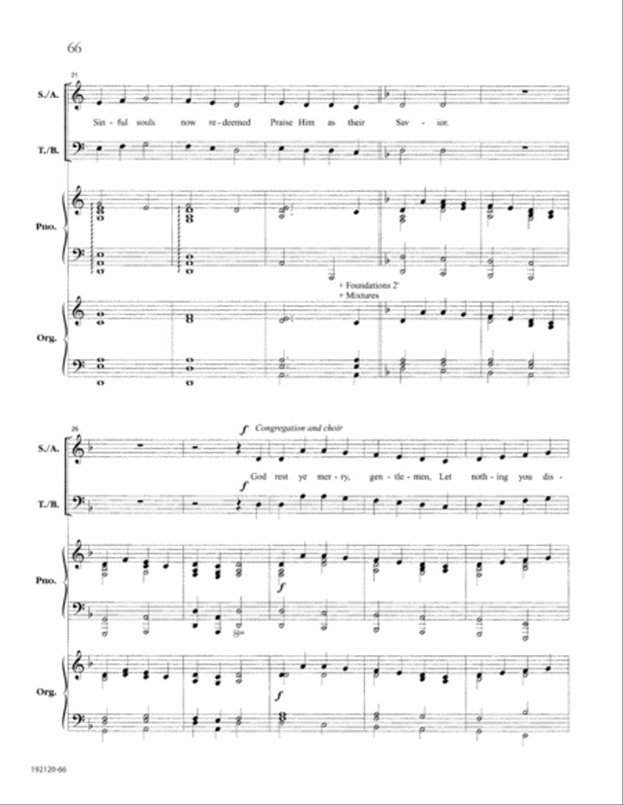 Let the People Sing at Christmas 4-Part scores gallery preview page 70