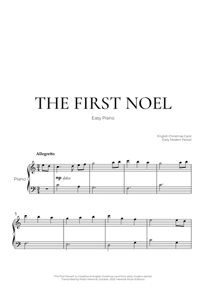 The First Noel (Easy Piano) - Christmas Carol image number null
