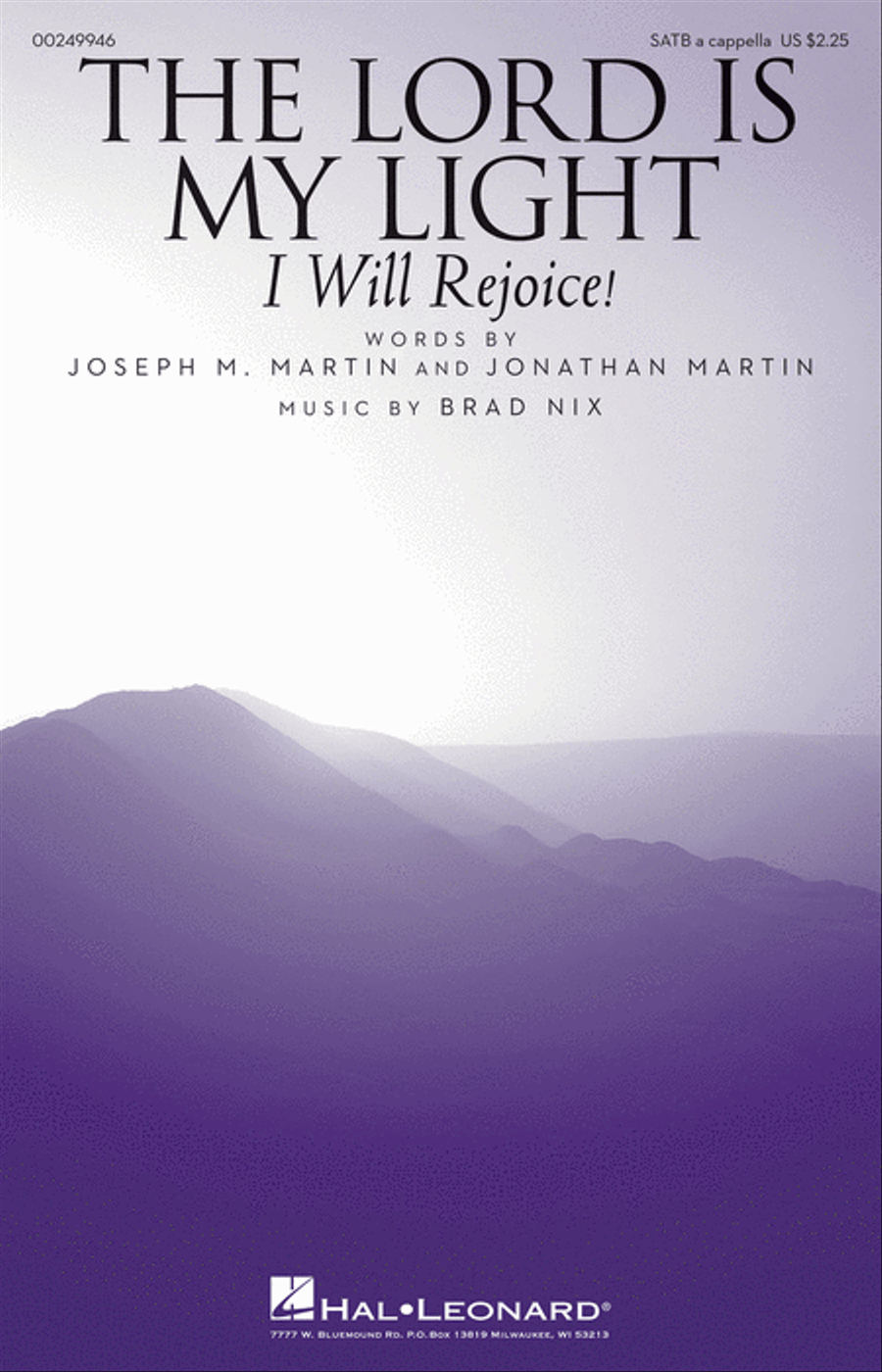 The Lord Is My Light 4-Part scores gallery preview page 1