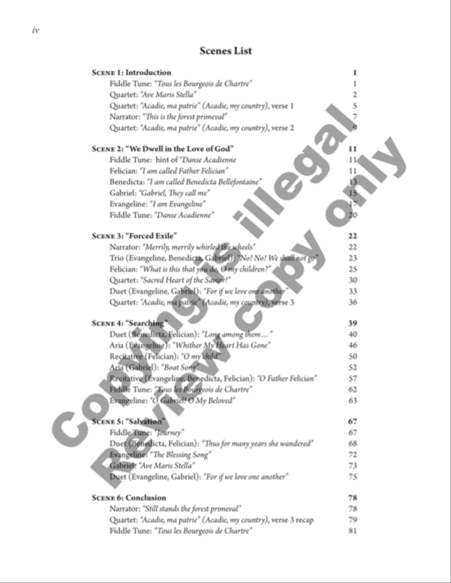 Evangeline Choir scores gallery preview page 4