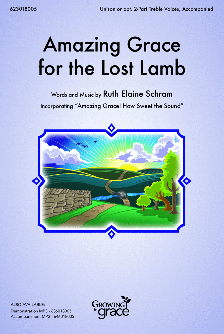 Amazing Grace for the Lost Lamb Unison Choir scores gallery preview page 1