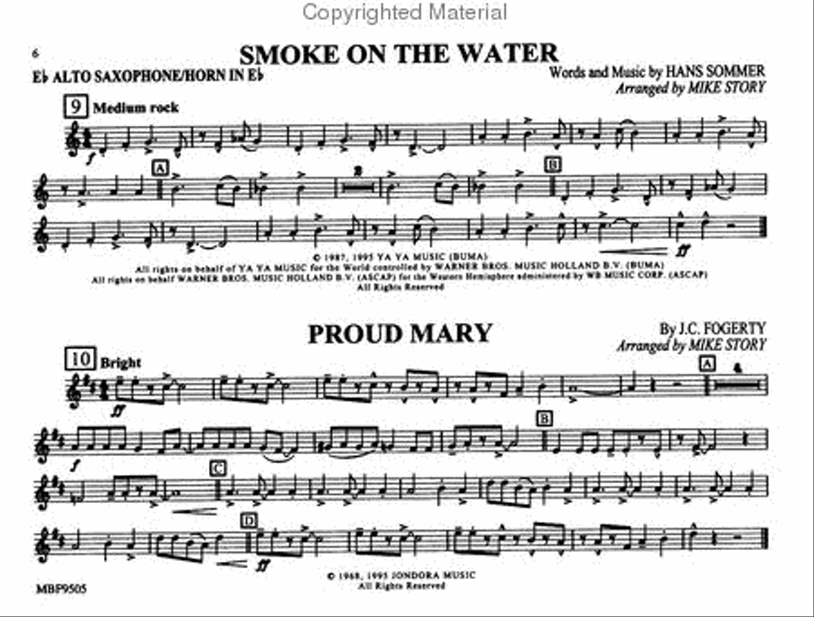 All-Star Sports Pak - Eb Alto Saxophone/Horn in Eb Marching Band scores gallery preview page 2