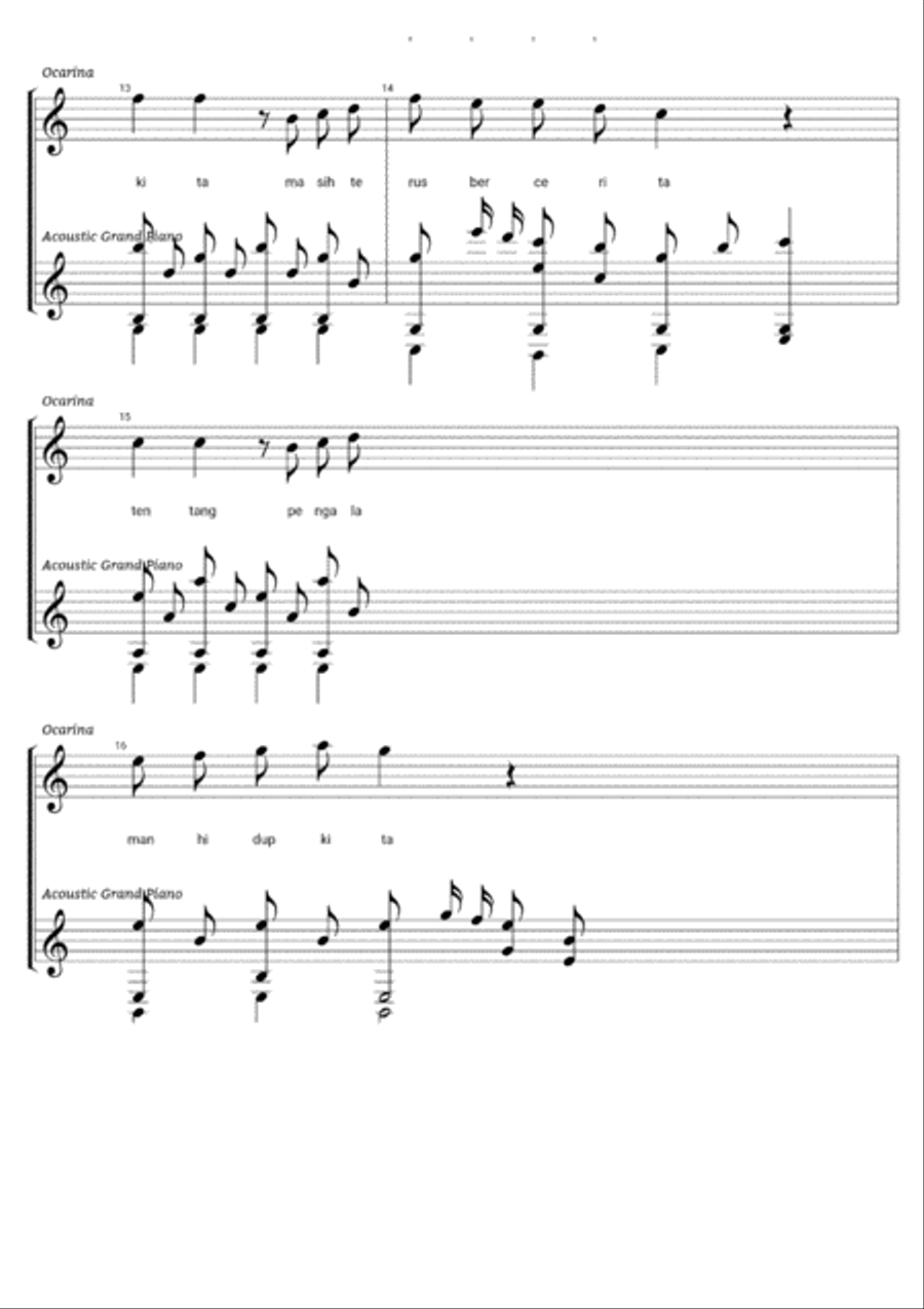 Our Moment Our Moment Electronic Keyboard scores gallery preview page 4