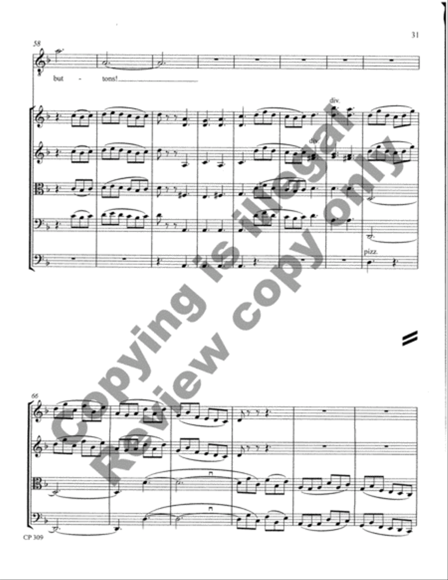 Songs of Laughter, Love, & Tears (Full Score & Parts) String Orchestra scores gallery preview page 69