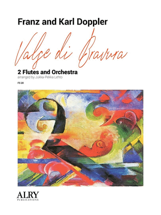 Book cover for Valse di bravura for Two Flutes and Orchestra