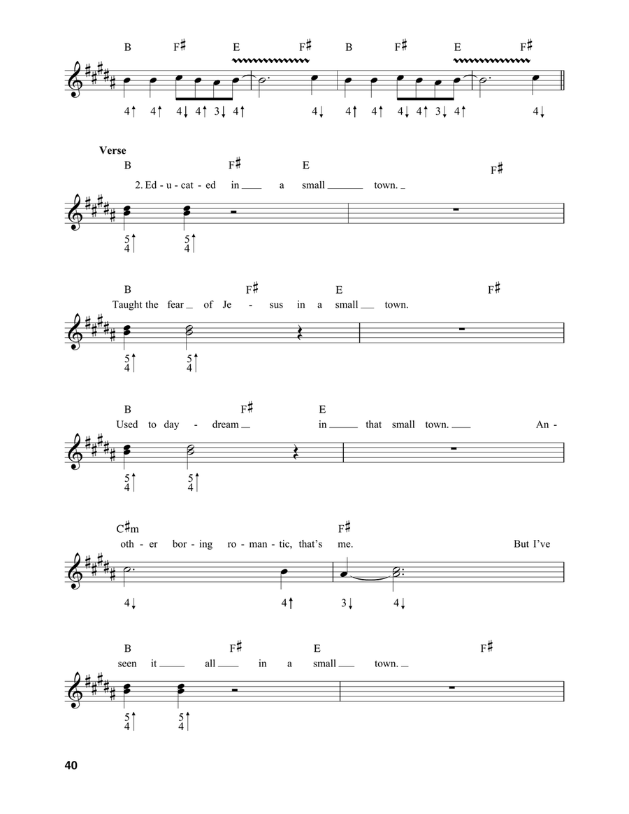Small Town Harmonica scores gallery preview page 3