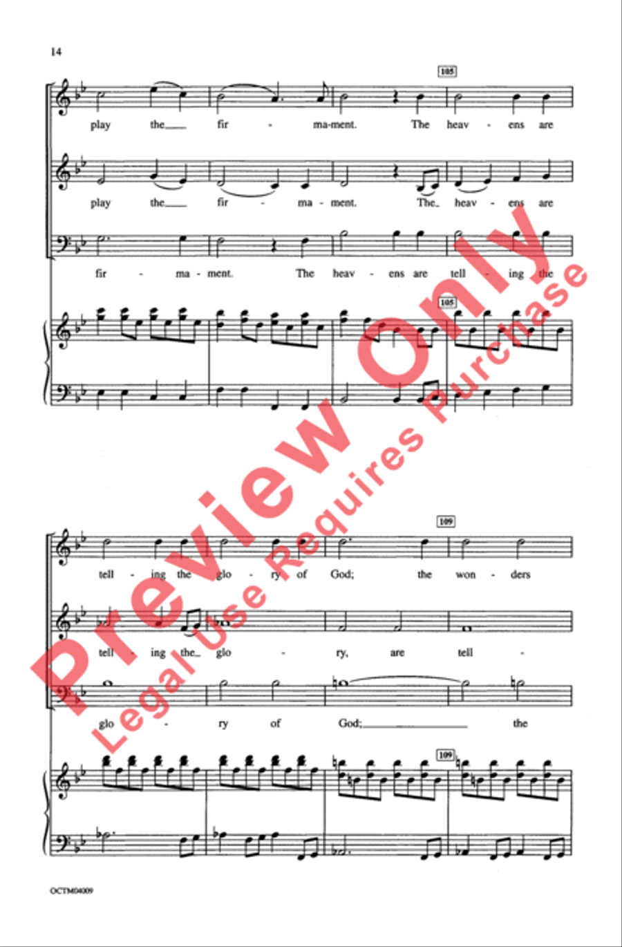 The Heavens Are Telling The Heavens Are Telling 3-Part scores gallery preview page 14