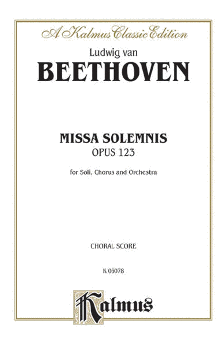 Missa Solemnis, Op. 123