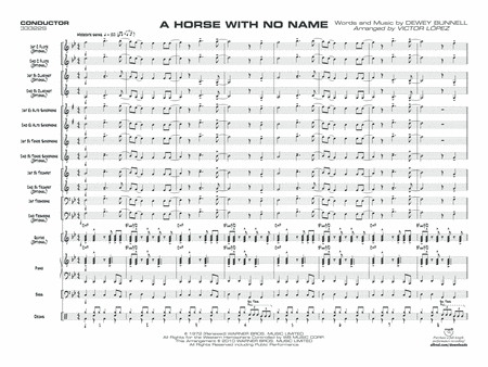 A Horse with No Name: Score