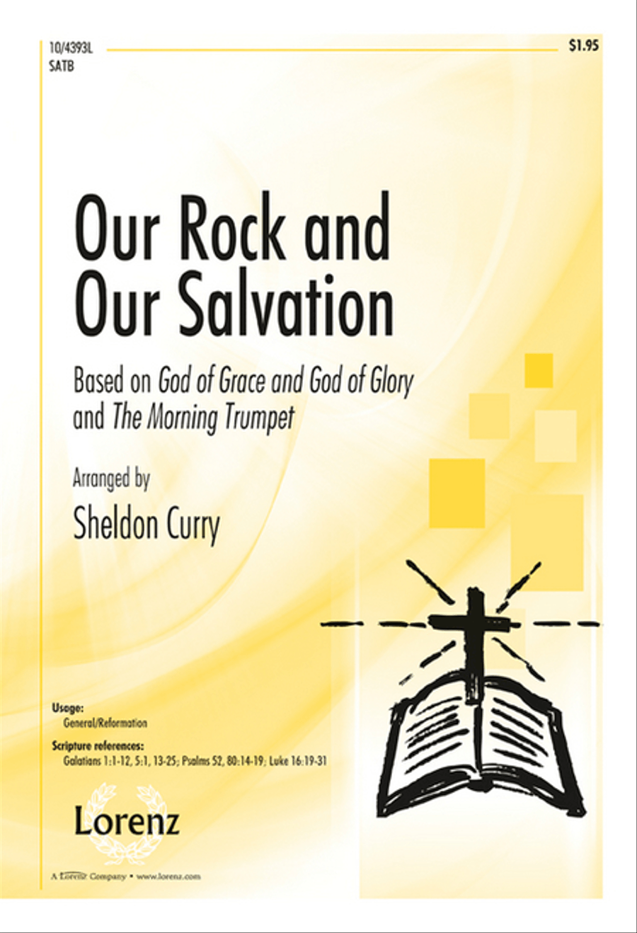 Our Rock and Our Salvation 4-Part scores gallery preview page 1
