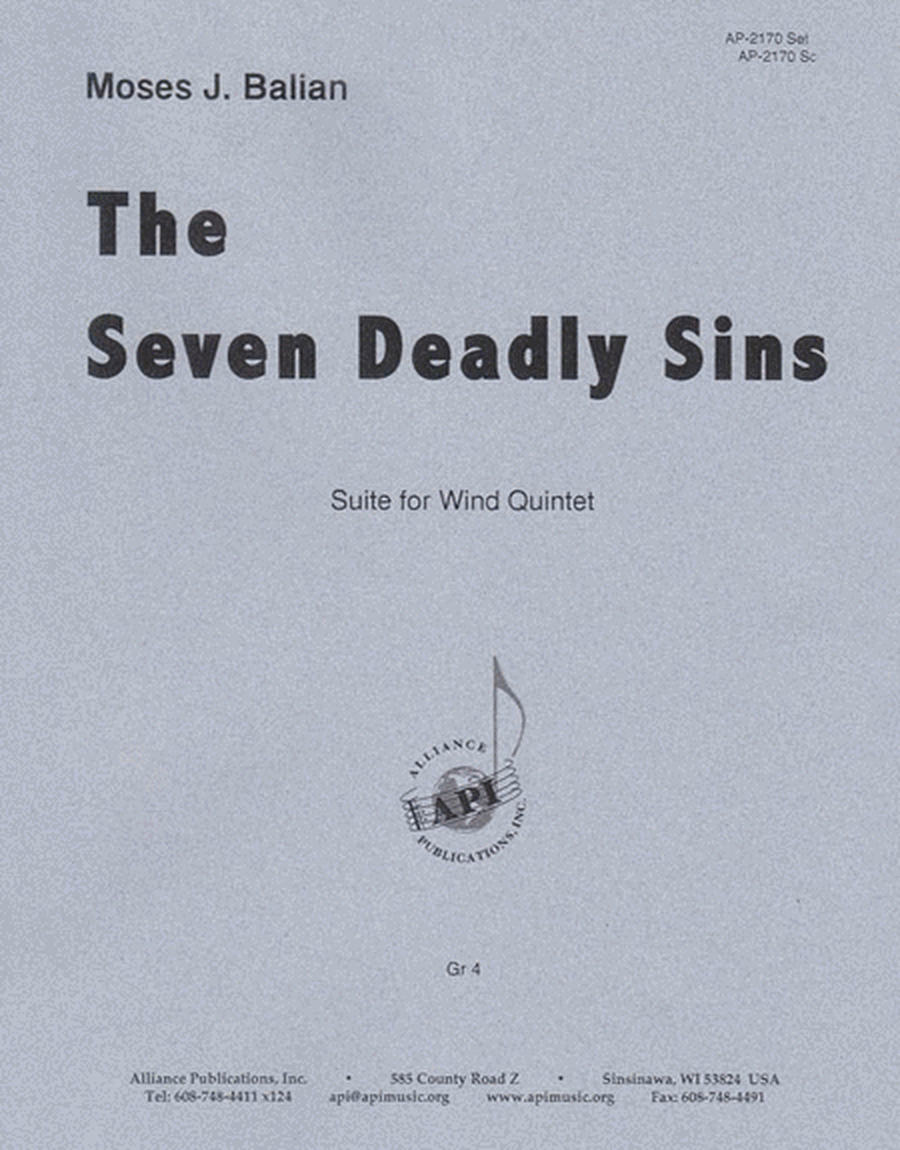 The Seven Deadly Sins - Ww5 Set