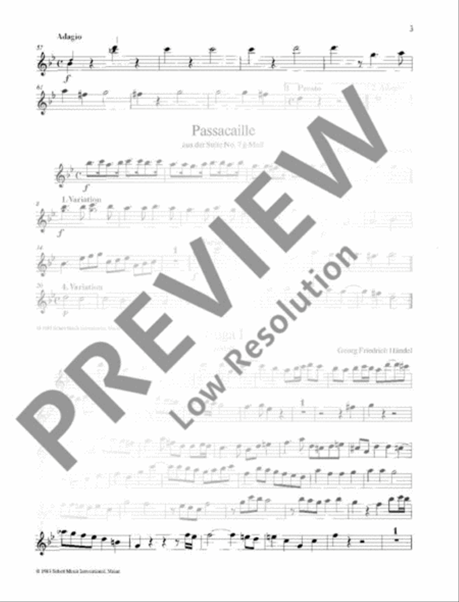 Quartet movements Alto Recorder scores gallery preview page 4
