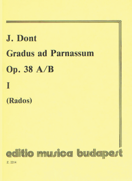 Gradus Ad Parnassum - 30 Intermediate Exercises for Violin, Op. 38