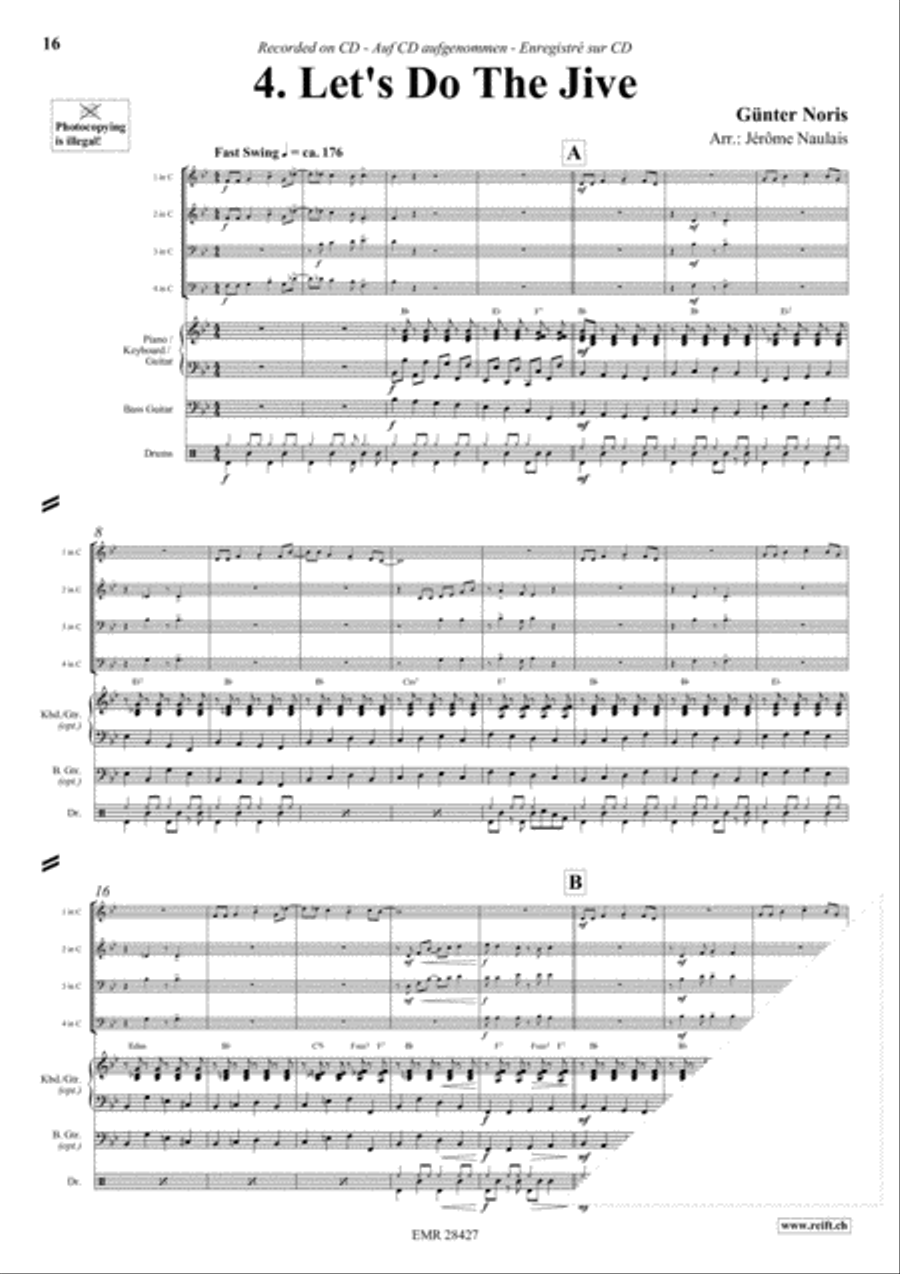 Let's Dance Volume 3 Let's Dance Volume 3 Woodwind Quartet scores gallery preview page 6