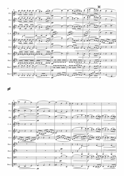 Dvorak: Czech Suite Op.39 Mvt.IV Romanze - wind dectet image number null