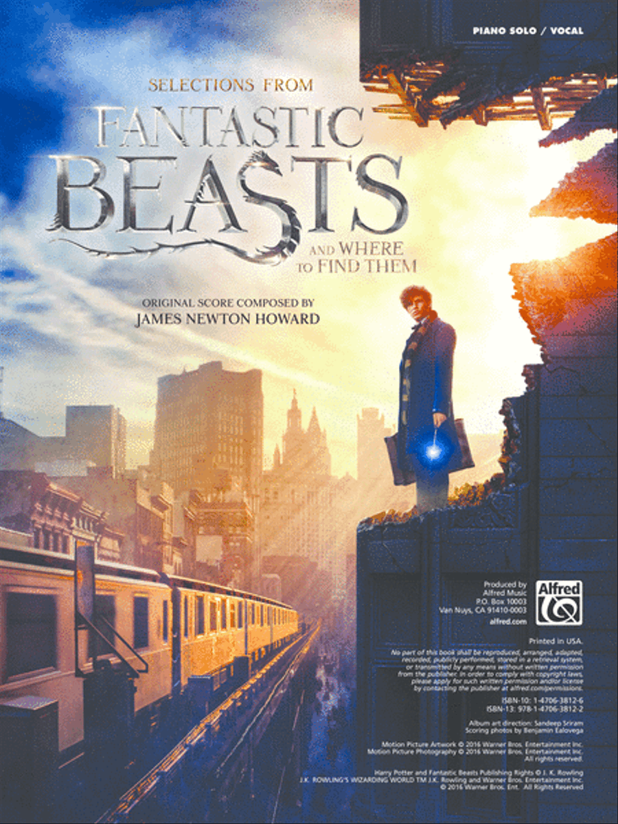 Selections from Fantastic Beasts and Where to Find Them Piano Solo scores gallery preview page 6
