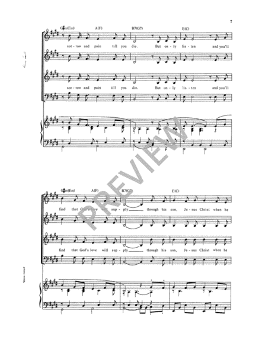 Come, Follow Me Come, Follow Me 4-Part scores gallery preview page 8