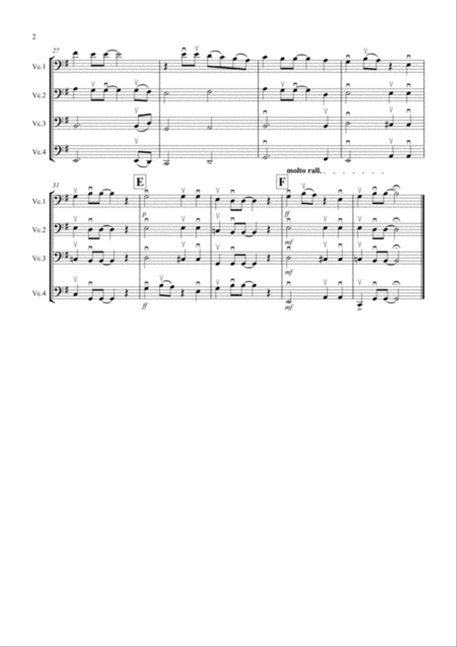 Yesterday Yesterday Cello Solo scores gallery preview page 2