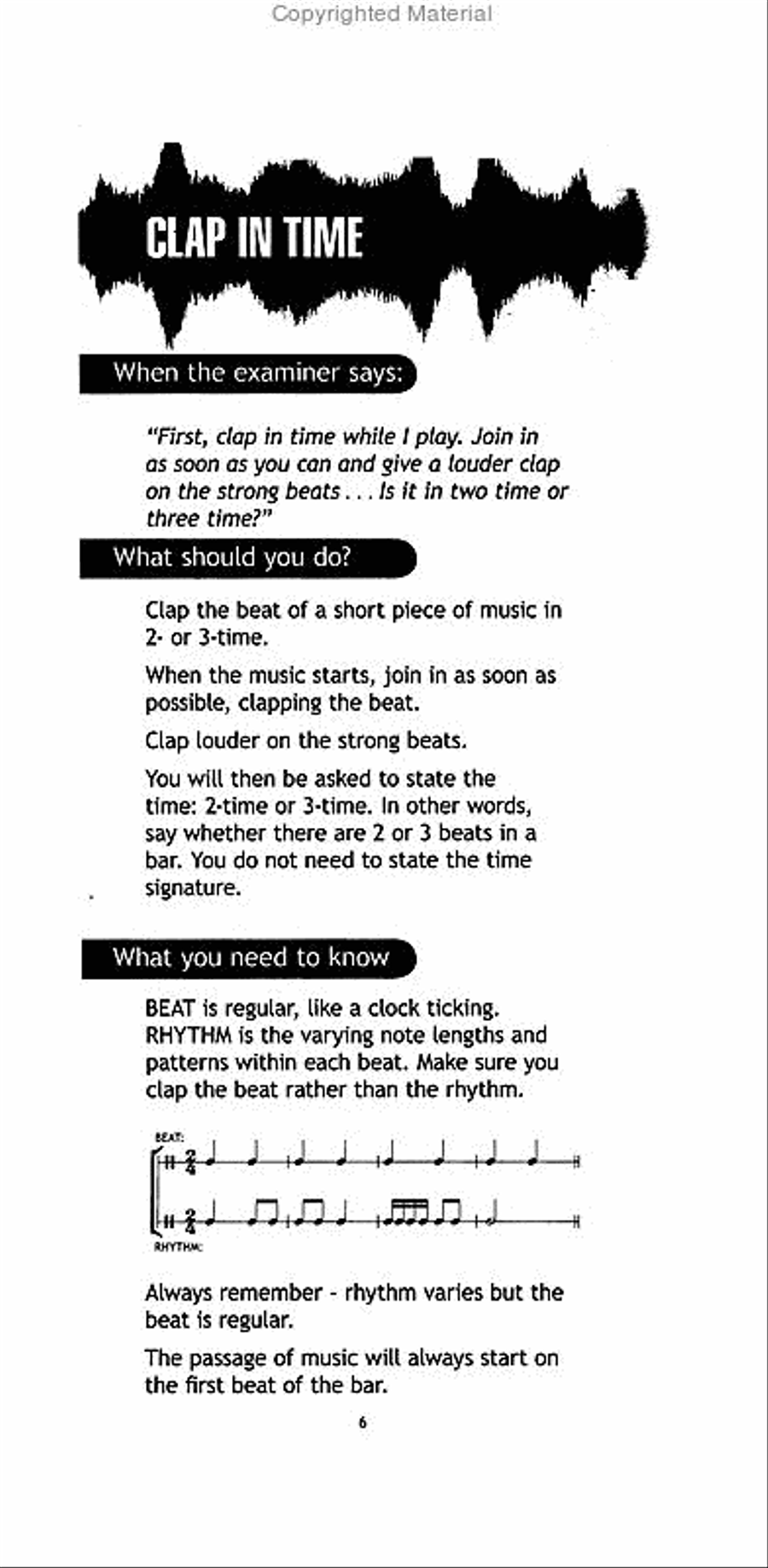 Aural Test Survival Book, Grade 1 Collection / Songbook scores gallery preview page 2