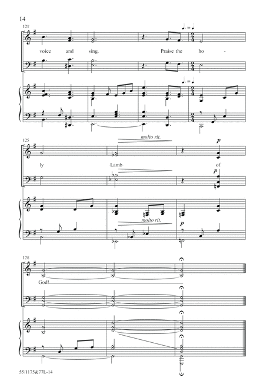 Behold the Lamb! Behold the Lamb! 4-Part scores gallery preview page 15