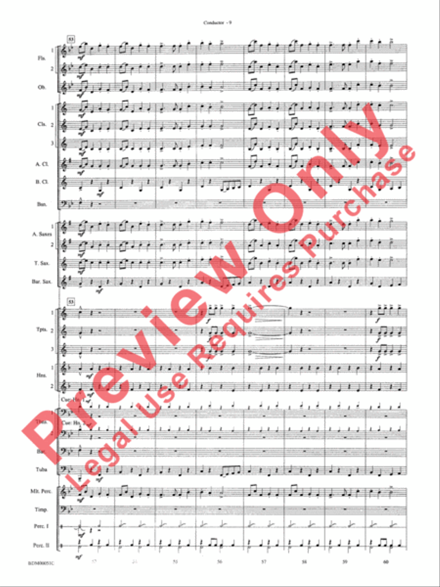 Parade of the Wooden Soldiers Concert Band scores gallery preview page 11