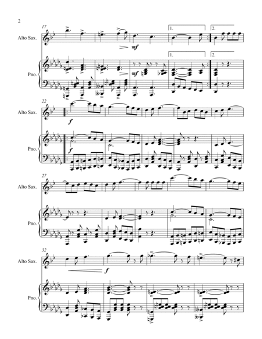 Antoinette Alto Saxophone scores gallery preview page 4