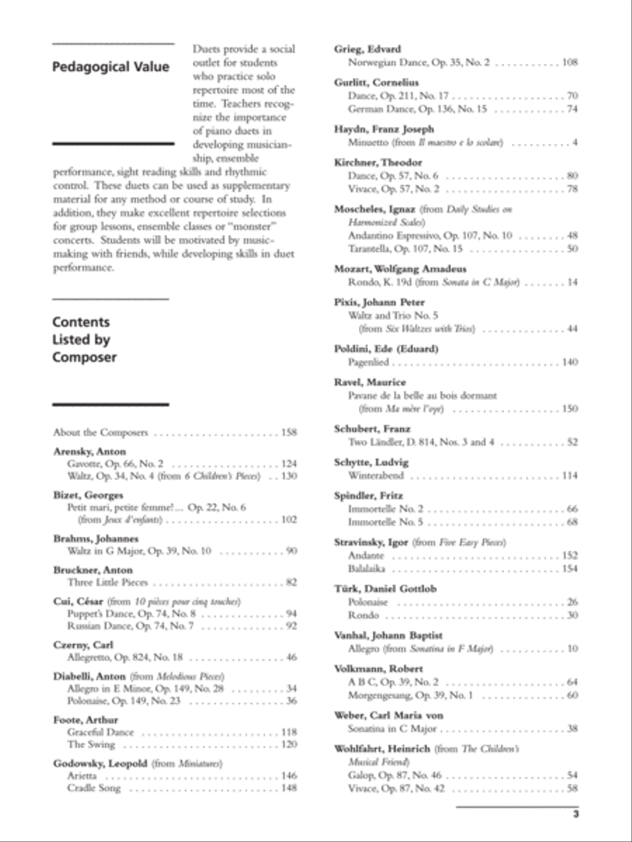 Essential Keyboard Duets, Volume 1 Small Ensemble scores gallery preview page 2