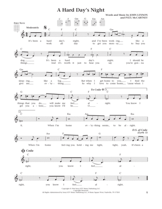 A Hard Day's Night (from The Daily Ukulele) (arr. Liz and Jim Beloff)
