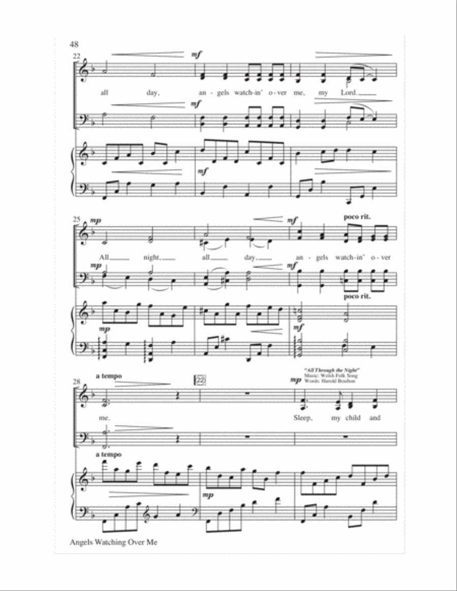 Sing with the Angels!- Score 4-Part scores gallery preview page 51