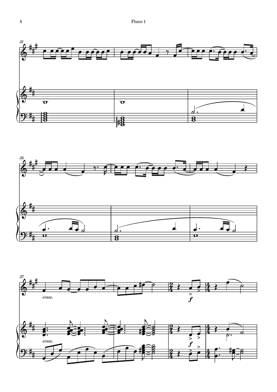 Dance The Night Chamber Music scores gallery preview page 4