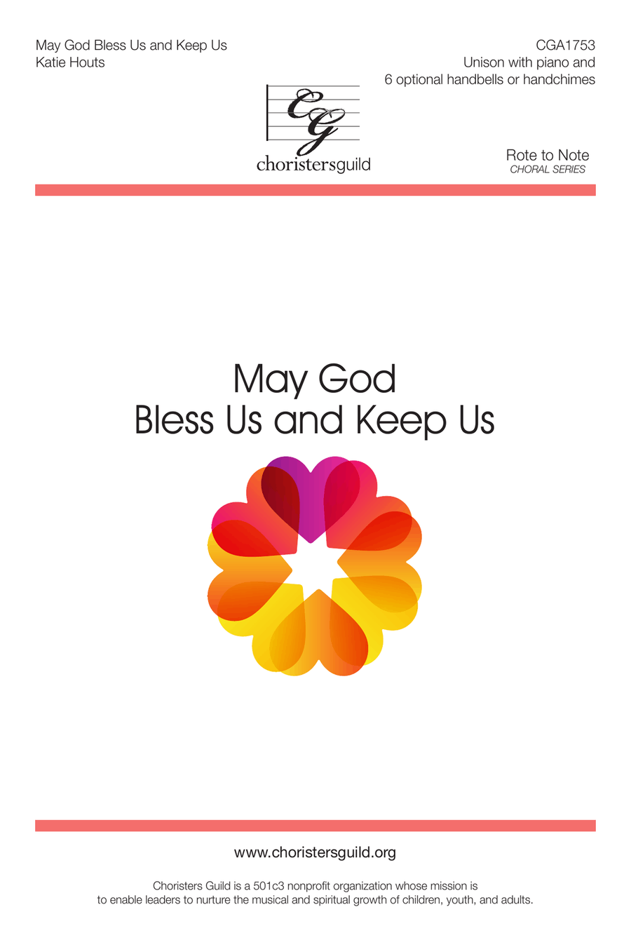 May God Bless Us and Keep Us Unison Choir scores gallery preview page 1