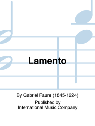 Book cover for Lamento