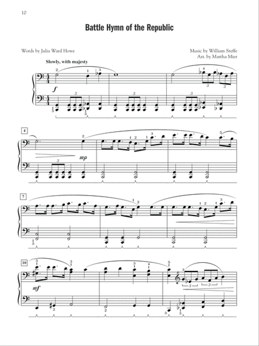 A Star Spangled Celebration Piano Solo scores gallery preview page 5